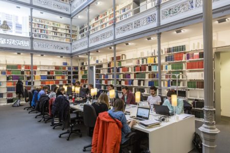 Netherlands, Utrecht City, University library at Drift